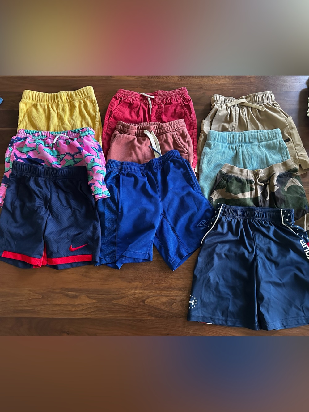Ralph Lauren Nike umbro under armor old navy boys shorts bundle  4-7